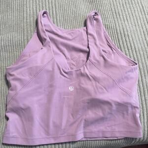 Lilac Lululemon Top With Built in Bra